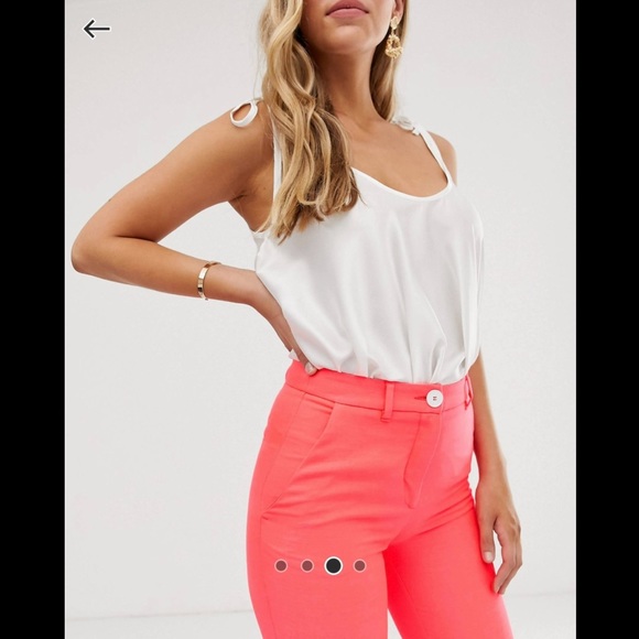 River Island coral pants - Picture 3 of 4